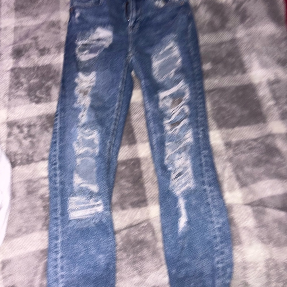 American Eagle Outfitters Blue Straight Leg Jeans